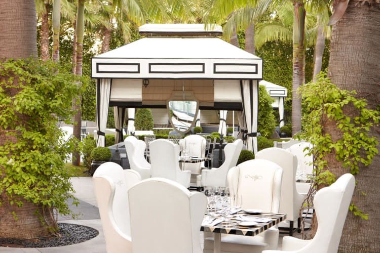 Cast patio